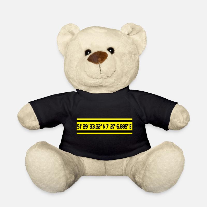 Wstfln Stadion Dortmund Koordinaten - Teddy - Schwarz