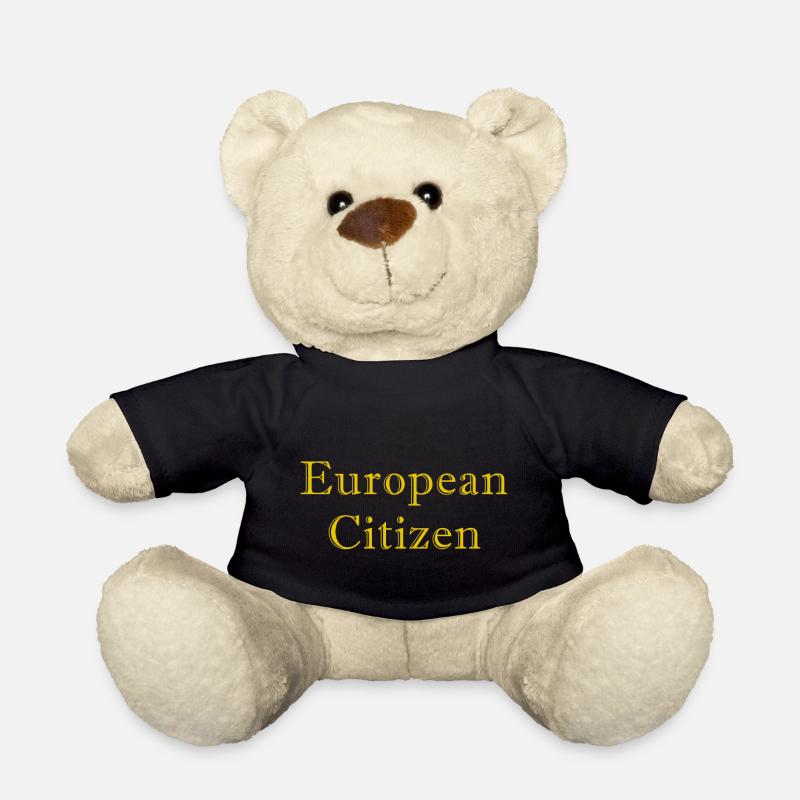 Europäische Bürger gelb - Teddy - Schwarz