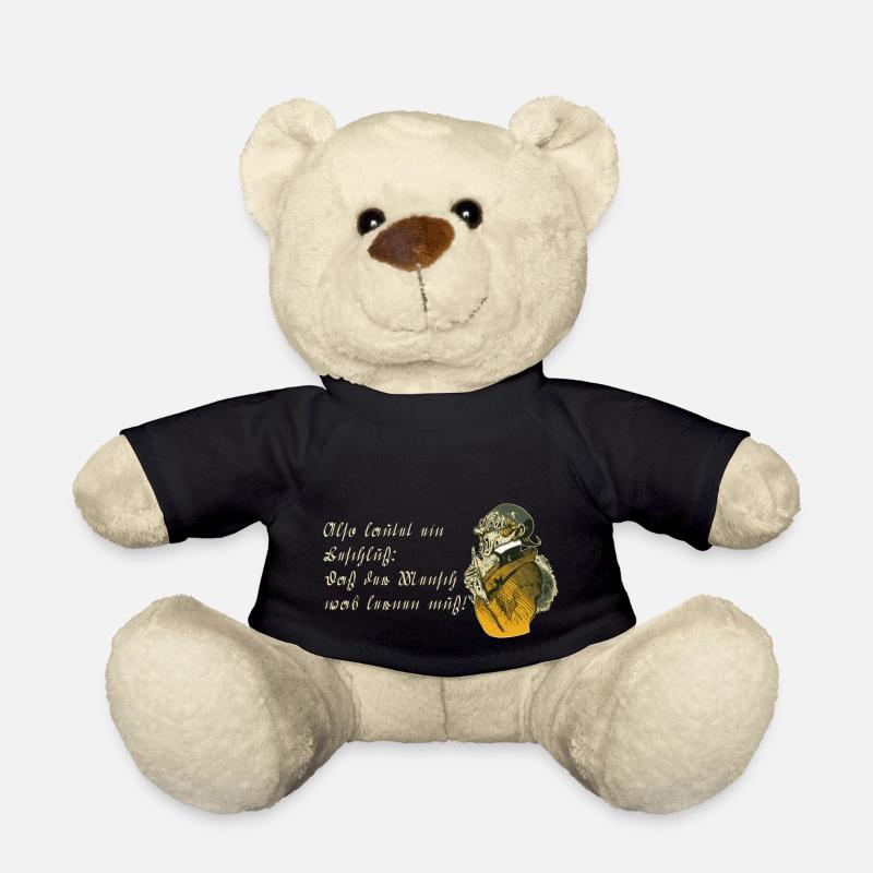 Lehrer - Teddy - Schwarz