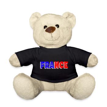 france - Teddy - Schwarz - Vorne