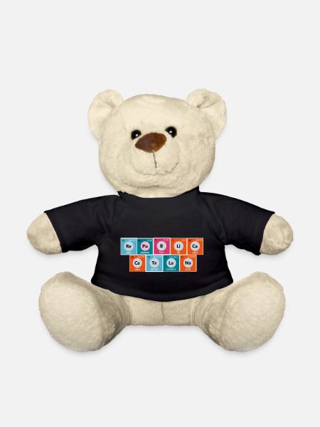 Chemische Symbole der Katalanischen Republik - Teddy - Schwarz