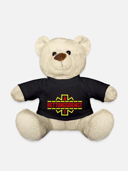 Rettungsdienst - Teddy - Schwarz