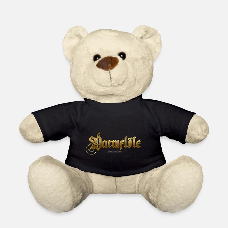 Darmflöte - Teddy - Schwarz