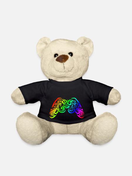 Contrôleurs Arc-en-ciel Tribal Tattoo Gaming - Nounours - noir
