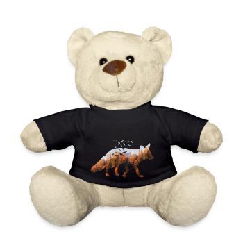 Fuchs Wald Naturschutz - Teddy - Schwarz - Vorne