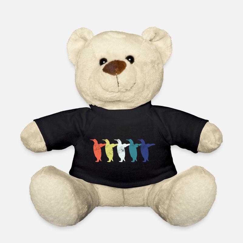 Pinguin Pinguine - Teddy - Schwarz