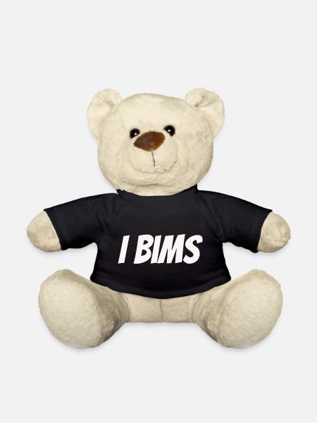 i bims - Teddy Bear - black
