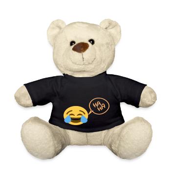 Laugh out loud - Teddy Bear - black - Front