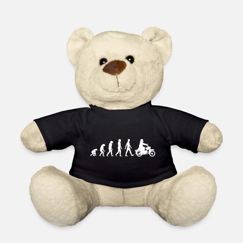Mofa Moped Evolution Mofafahrer - Teddy - Schwarz