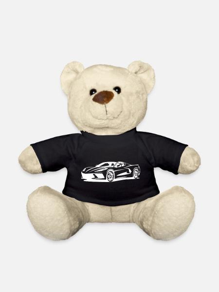 2021 WHITE - Teddy Bear - black