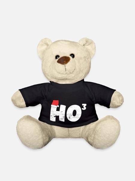 Ho 3 Weihnachten Mathelehrer Santa HO HO HO HO - Teddy - Schwarz