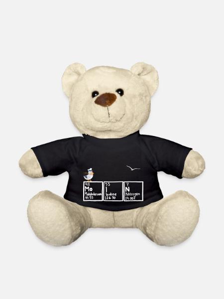 Moin Periodensystem Möwe Nordsee Chemie - Teddy - Schwarz