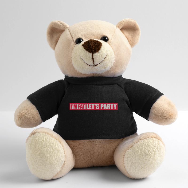 at the fat lets party Teddy Bear