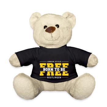 Reutlingen Meine Stadt Urban Style Born Free - Teddy - Schwarz - Vorne