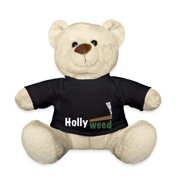 HollyWeed white - Teddy - Schwarz - Vorne