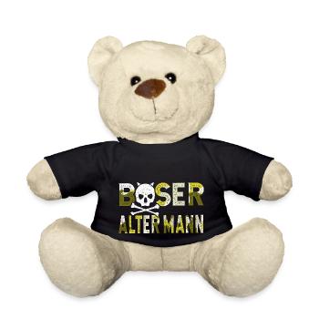 Böser Alter Mann - Teddy - Schwarz - Vorne