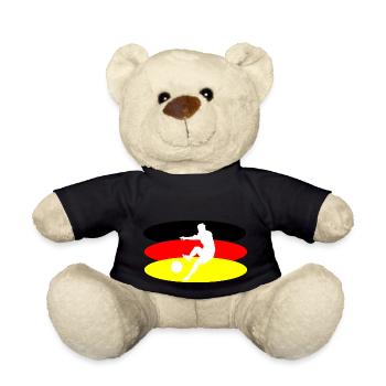 Fußball Soccer - Teddy - Schwarz - Vorne