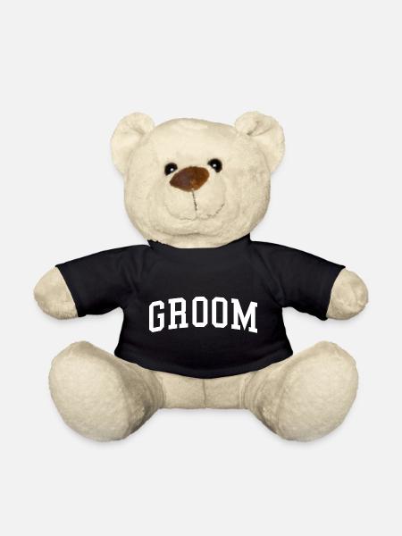 Groom Cool Matching Couple Wedding Party Mariage - Nounours - noir