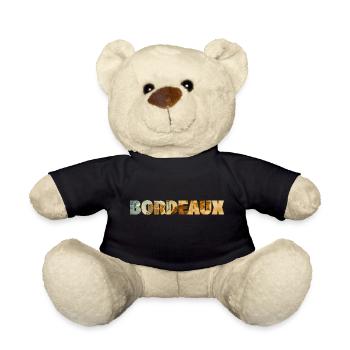 BORDEAUX COLORFUL - Teddy Bear - black - Front