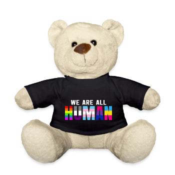 Nous sommes tous humains - Nounours - noir - Devant