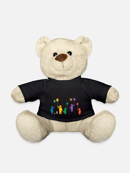 Merde! - Kinder - Teddy - Schwarz