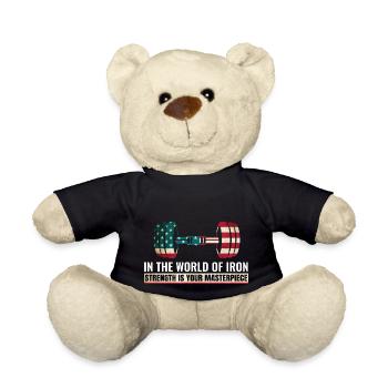 Fitnessstudio - Teddy - Schwarz - Vorne