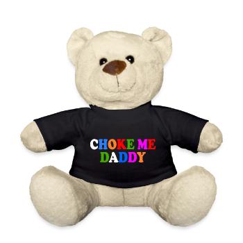 Choke me daddy - Teddy - Schwarz - Vorne