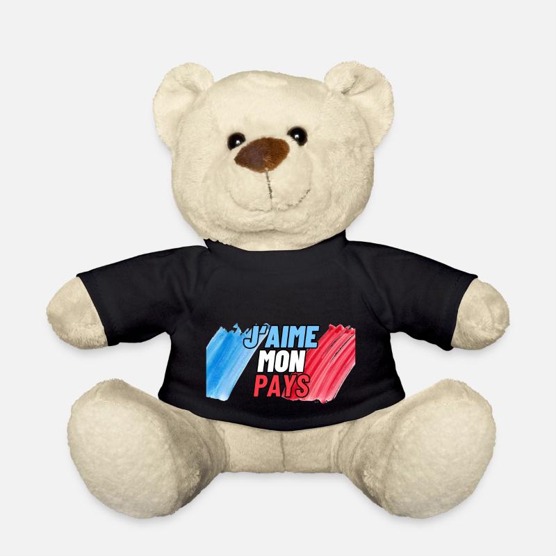 J'aime mon pays - Nounours - noir