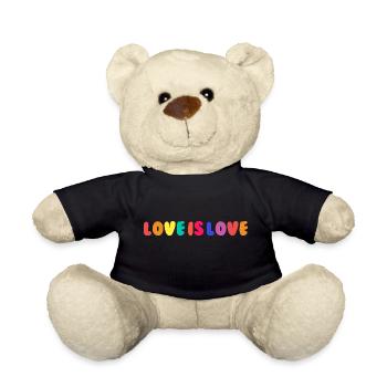 L’amour, c’est l’amour - Nounours - noir - Devant