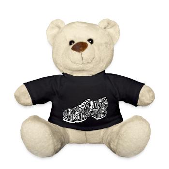 Tap Dance Teacher Tap Dancer Tap Dance - Teddy Bear - black - Front