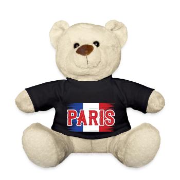 On est bien à Paris! - Nounours - noir - Devant