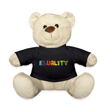Equality - Teddy Bear - black - Front