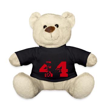 Moto 44 biker - Teddy Bear - black - Front