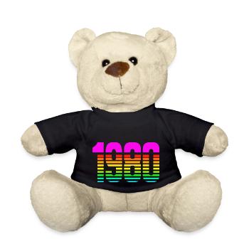 1980 - Teddy Bear - black - Front