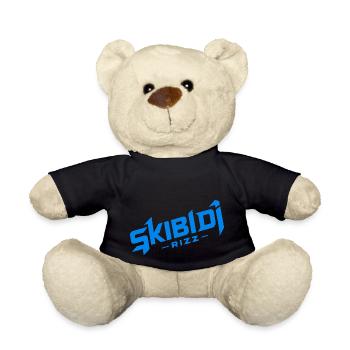 Skibidi Rizz blau - Teddy - Schwarz - Vorne