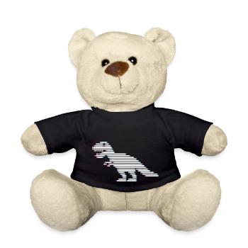 Dinosaurier Dinosaurier Dinosaurier T-Rex - Teddy - Schwarz - Vorne