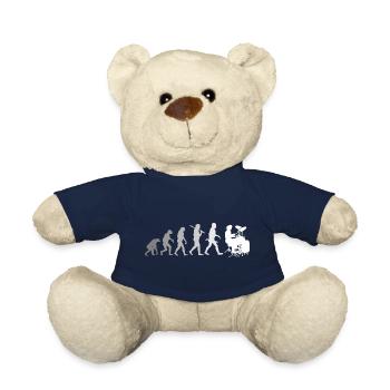 Evolution de la chemise Drums Drummer - Nounours - bleu marine - Devant
