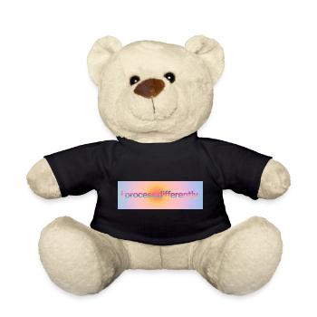 Je traite différemment - Nounours - noir - Devant