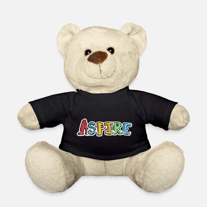 Aspire Bunte Graffiti-Schriftzeichen - Teddy - Schwarz