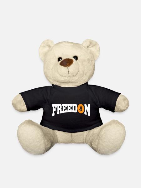 Freedom Bitcoin - Teddy - Schwarz