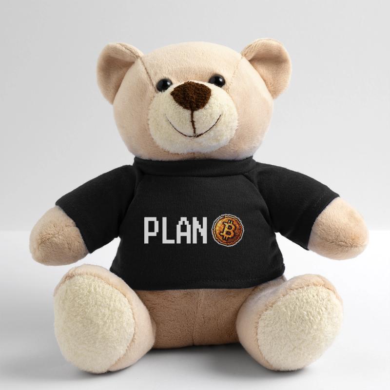 Plan Bitcoin Retro Pixel Teddy Bear