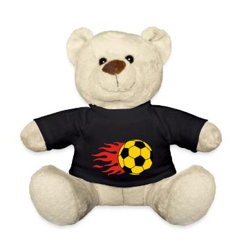 brennender Ball - burning ball - Teddy - Schwarz - Vorne