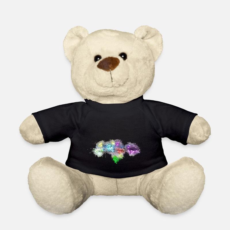 Diamants Bijoux brillants - Nounours - noir