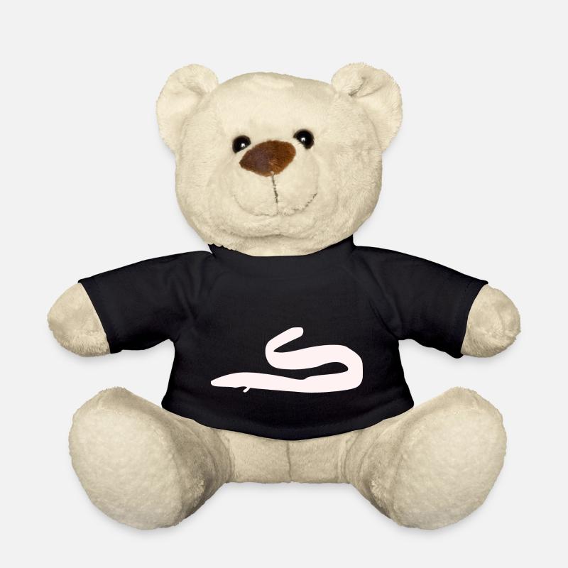Aal weiss - Teddy - Schwarz