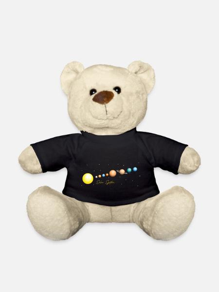 Système solaire - Nounours - noir