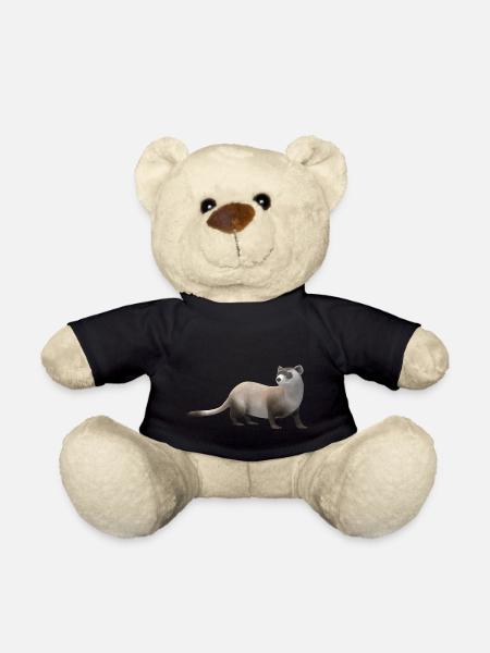 Belette 3D - Nounours - noir