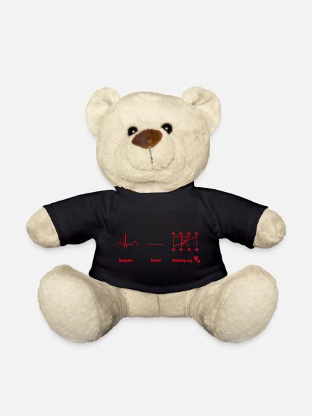 V8 Motor Crossplain Heartbeat-Design - Teddy - Schwarz