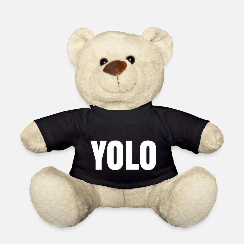 YOLO - Nounours - noir