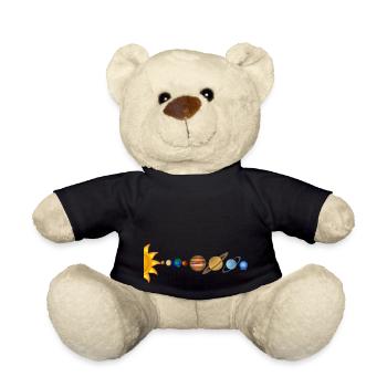 Système solaire - Nounours - noir - Devant