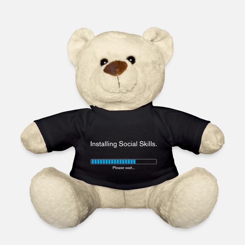 Installing Social Skills Please wait - Teddy - Schwarz